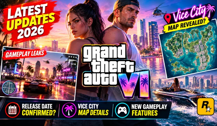 GTA 6 Latest Updates 2026: Release Date, Vice City Map & Gameplay Leaks